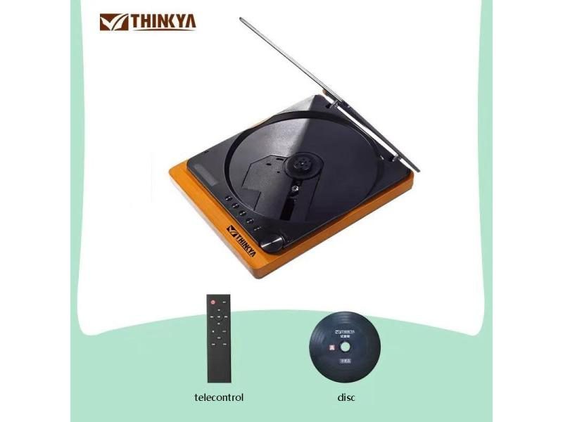 Wooden HIFI CD Player Bluetooth 5.1 Digital Optical Output USB Lossless Carousel 1