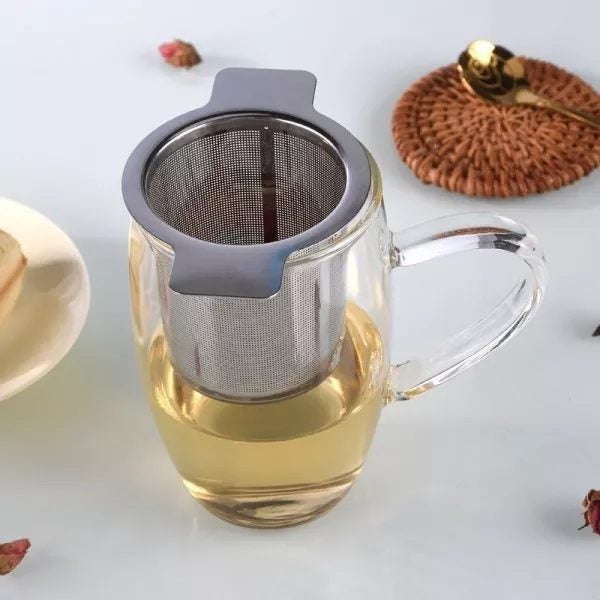1 Pcs Stainless Steel Reusable Mesh Tea Infuser Strainer Leaf Filter Sieve Cup Carousel 1
