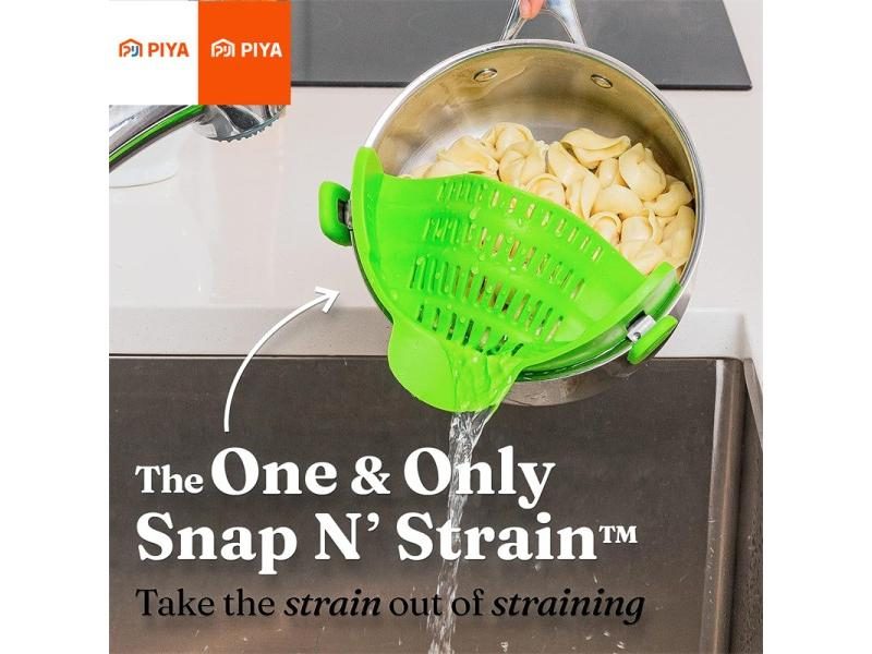 Clip-On Kitchen Food Strainer For Spaghetti Meat Pasta Ground Beef Grease Carousel 2