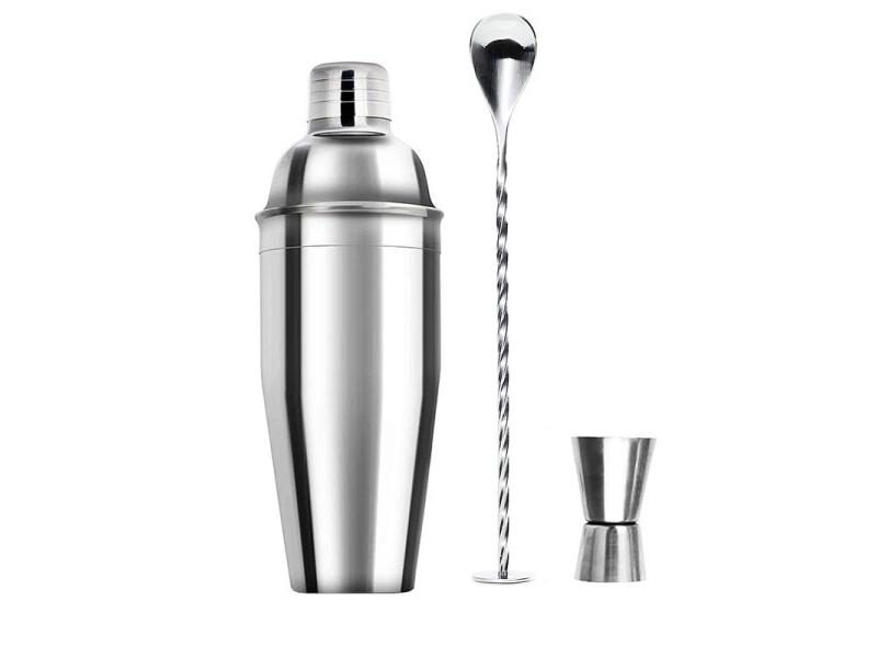6/7/10pcs Stainless Steel Cocktail Shaker Bartending Tools Bartender Kit Carousel 1