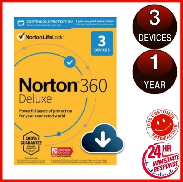 Norton 360 Renewal - Norton 360 Deluxe 3 Device 1 Year + VPN and Cloud Storage Carousel 2