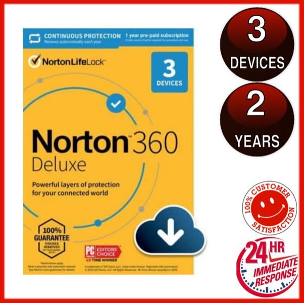 Norton 360 Renewal - Norton 360 Deluxe 3 Device 2 Year + VPN and Cloud Storage Carousel 2