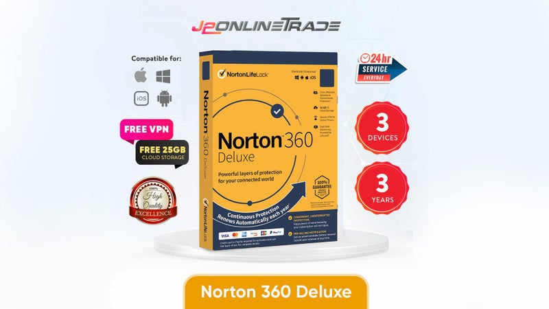 Norton 360 Renewal - Norton 360 Deluxe 3 Device 3 Year + VPN and Cloud Storage Carousel 1