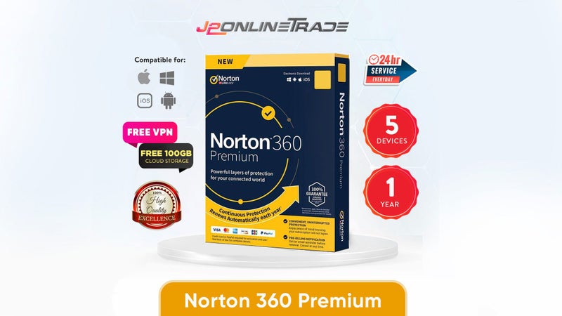 Norton 360 Renewal - Norton 360 Premium 5 Device 1 Year + VPN and Cloud Storage Carousel 1