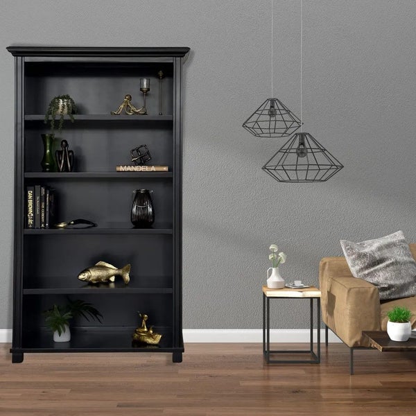 Rosebud Bookshelves in Black Carousel 3