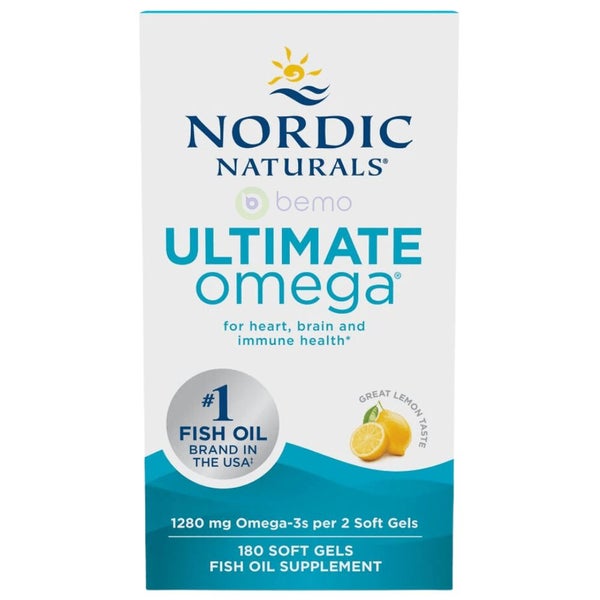 Nordic Naturals, Ultimate Omega, 1280mg, 180 Softgels Carousel 1