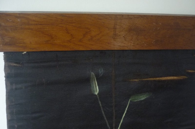 ANTIQUE PAINTED SILK WALL HANGING Carousel 4