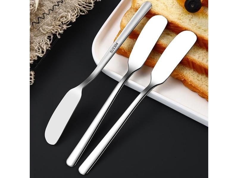 Multipurpose Stainless Steel Butter Knife Cheese Dessert Jam Knifes Cream Bread Carousel 1