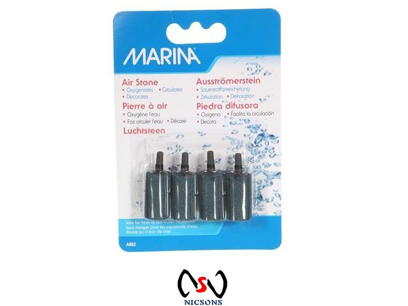 Marina Air Stone Cylinder 2.84cm / 4pc Carousel 1