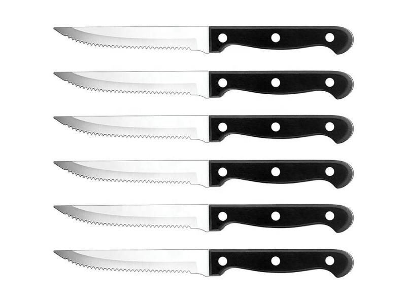 Steak Knives Set Cutlery Set 4/6/8/16 Pcs Full Tang Stainless Steel Sharp Carousel 2
