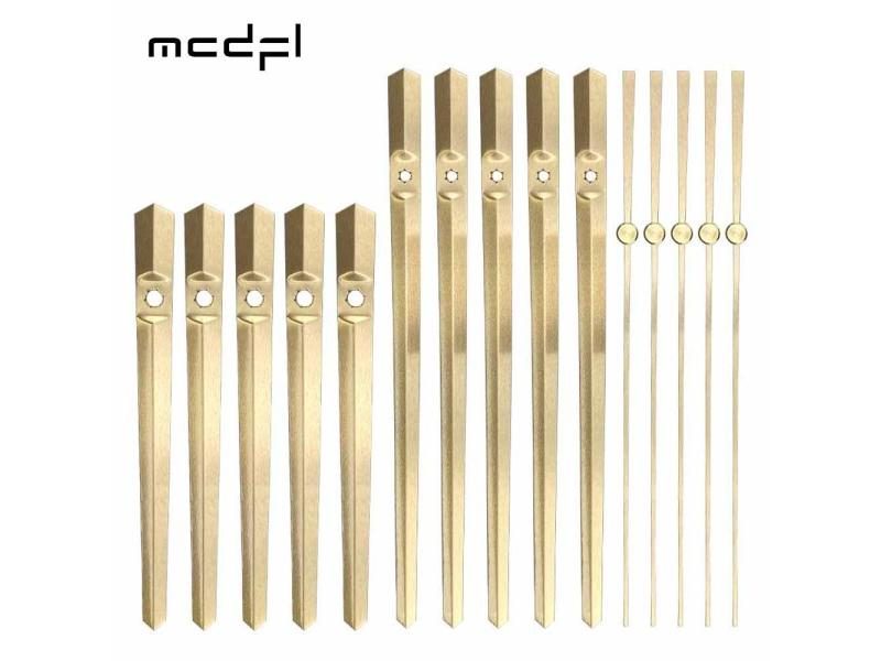 MCDFL Gold Clock Hands Metal Wall Watch Machine Modern Design Large Arrows Carousel 1