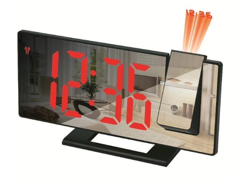 LED Digital Alarm Clock With Time Temp Backlight Snooze For Home Carousel 1