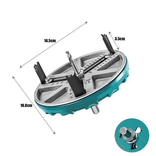 Metal Cutter Adjustable Hole Saw Sets 45-130mm *Local Buy* Carousel 2