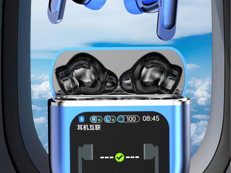Bluetooth 5.4 Wireless Earbuds In Ear Headphones with Smart Charging Case Blue Carousel 4