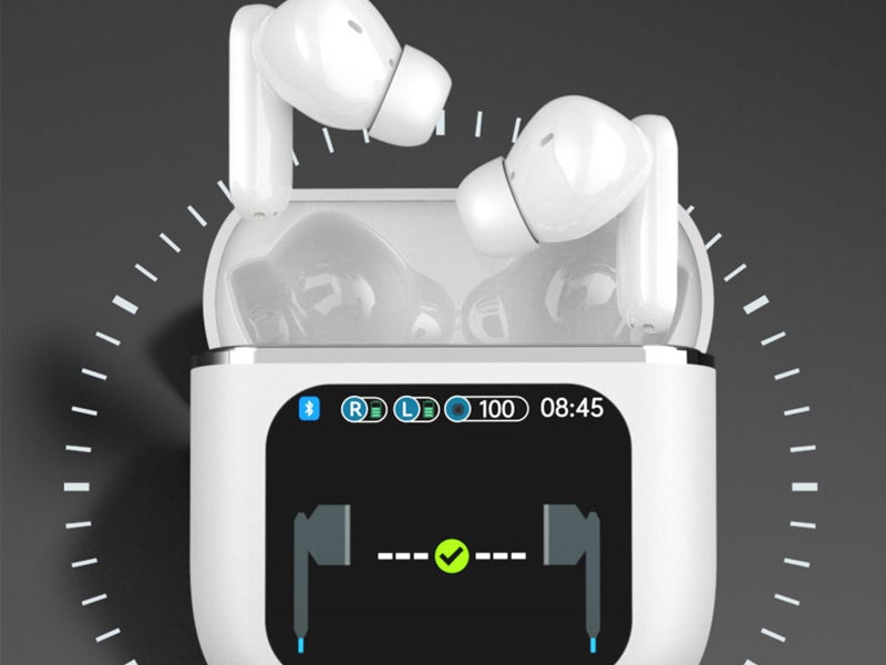 Bluetooth 5.4 Wireless Earbuds In Ear Headphones with Smart Charging Case White Carousel 2