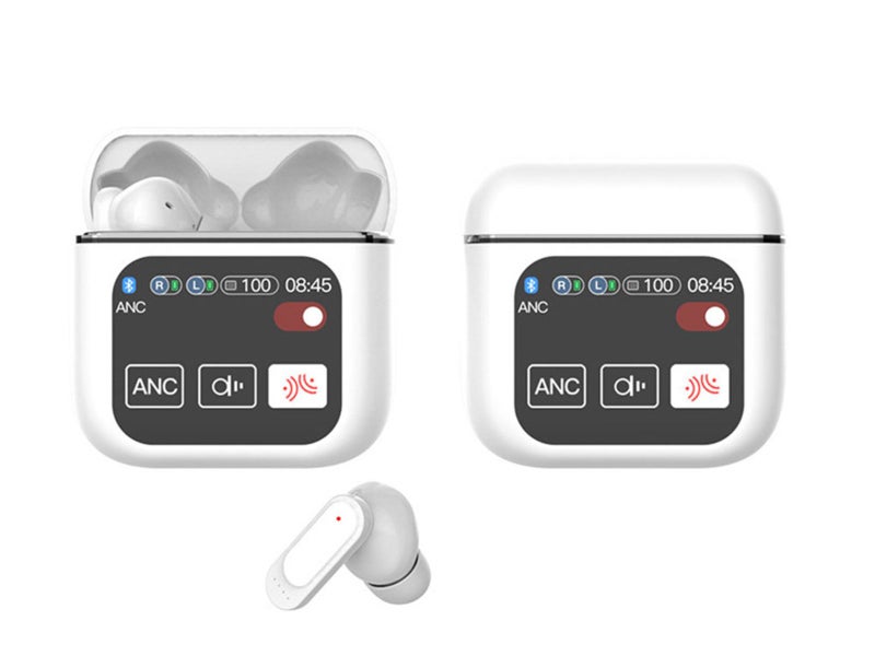 Bluetooth 5.4 Wireless Earbuds In Ear Headphones with Smart Charging Case White Carousel 4