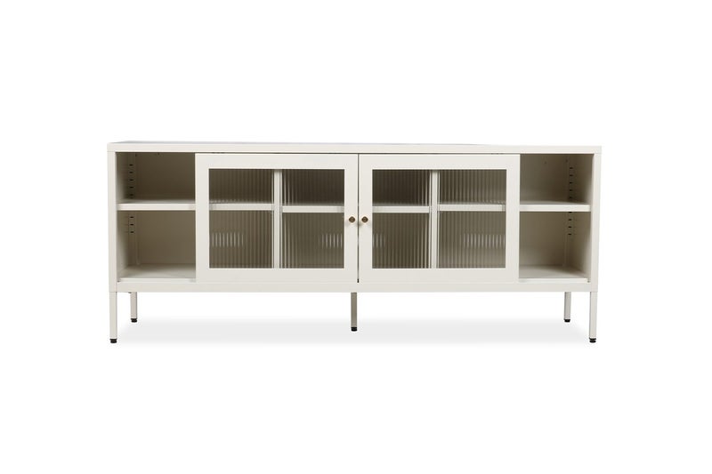 STARK 1.5M Sliding Door TV Unit (Cream) Carousel 1