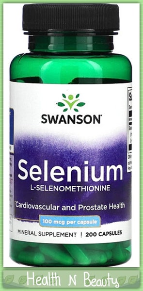 SELENIUM - ESSENTIAL MINERAL - (L-Selenomethionine) 100 mcg 200 CAPS - BB0927 Carousel 1