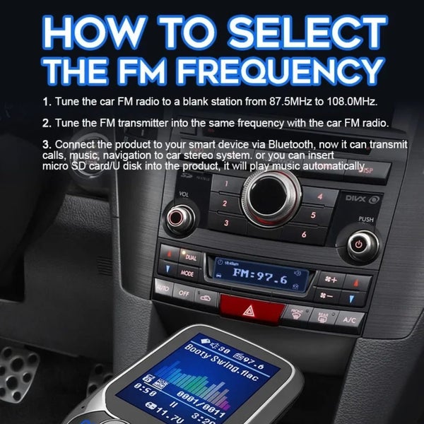 PTN New FM Transmitter for Car Radio Adapter Sale Sale Carousel 2