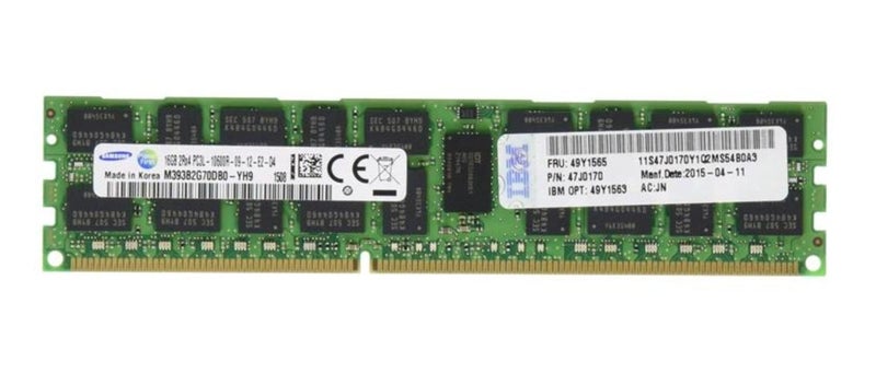 IBM 49Y1563 16GB DDR3 RAM 1.35V - PC3L - ECC - DDR3RDIM Carousel 1