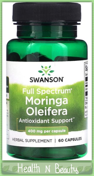 MORINGA OLEIFERA FULL SPECTRUM 400 MG 60 CAPS - BB0128 Carousel 1