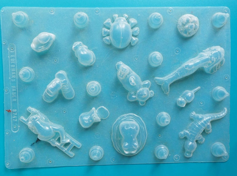 Sheet of moulds for makeing animals and other small ornaments Carousel 1