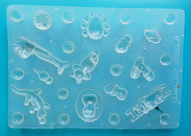 Sheet of moulds for makeing animals and other small ornaments Carousel 2