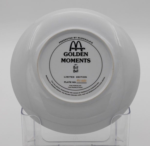 Mc Donalds plate, porcelain Franklin mint edition Carousel 2