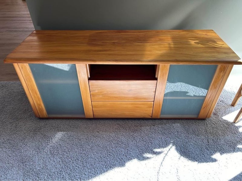Stunning Danske Mobler Solid Rimu TV Entertainment Unit, RESTORED Carousel 1