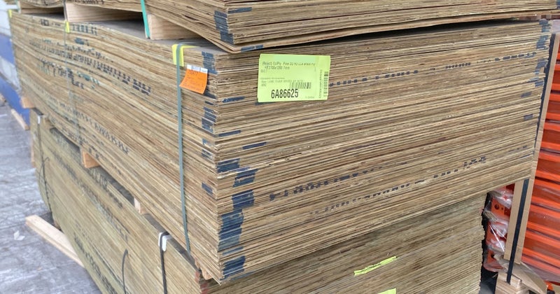 BRACE PLY, DD GRADE, 2700 x 1200 x 7mm, H3.2, REJECTS - 65 SHEETS - TBT1830 Carousel 1