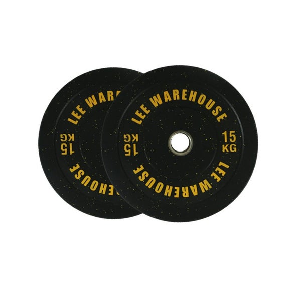 Rubber Bumper Plates 15kg x 2 NEW Carousel 1