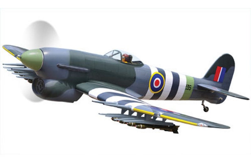 Lastest DYNAM HAWKER TEMPEST V2 w/Retracts 1250MM (49") WINGSPAN - PNP (DY8959) Carousel 1