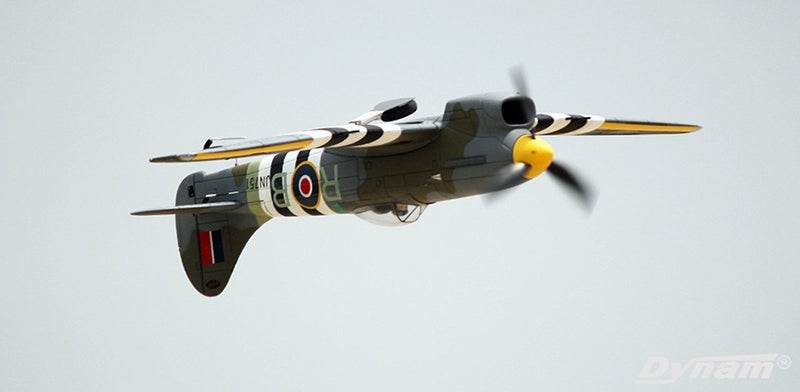 Lastest DYNAM HAWKER TEMPEST V2 w/Retracts 1250MM (49") WINGSPAN - PNP (DY8959) Carousel 10