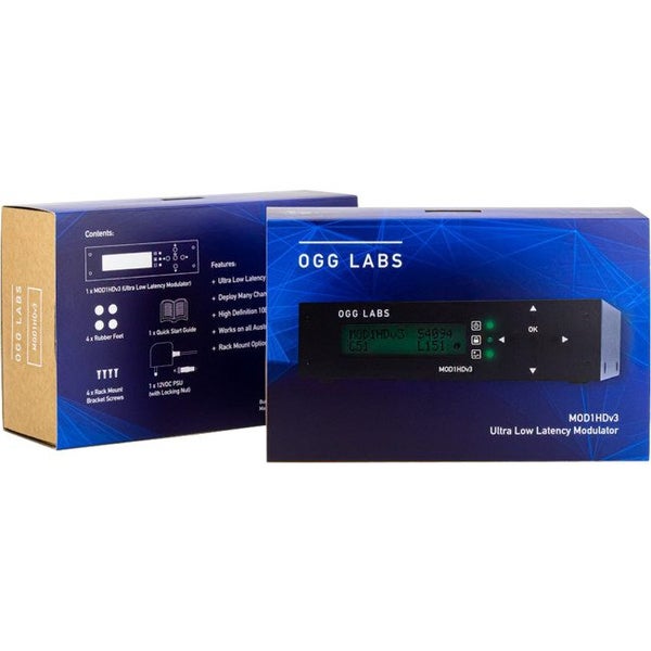 MOD1HDV3 Mpeg2 1080P HD Dvb-T Modulator Ogg Labs Carousel 3