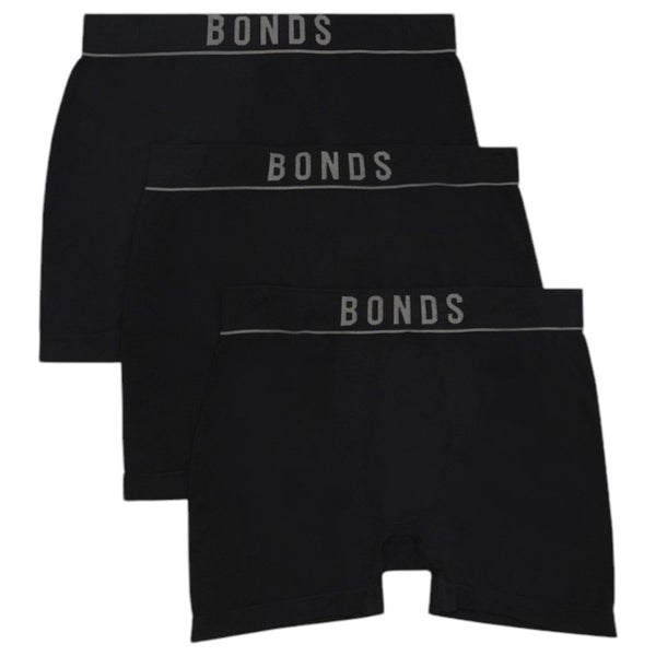 15 x Bonds Mens Originals Seamless Trunks Black Underwear Carousel 1