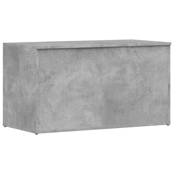 Storage Chest Concrete Grey 84X42x46 Cm Engineered Wood Blanket Boxes Carousel 1