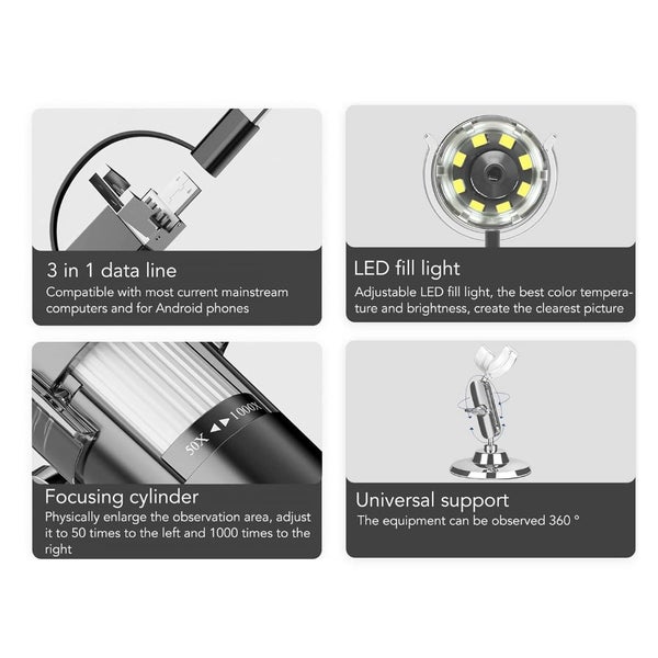 PTN New Digital Microscope Camera USB Portable 1600X Sale Sale Carousel 9