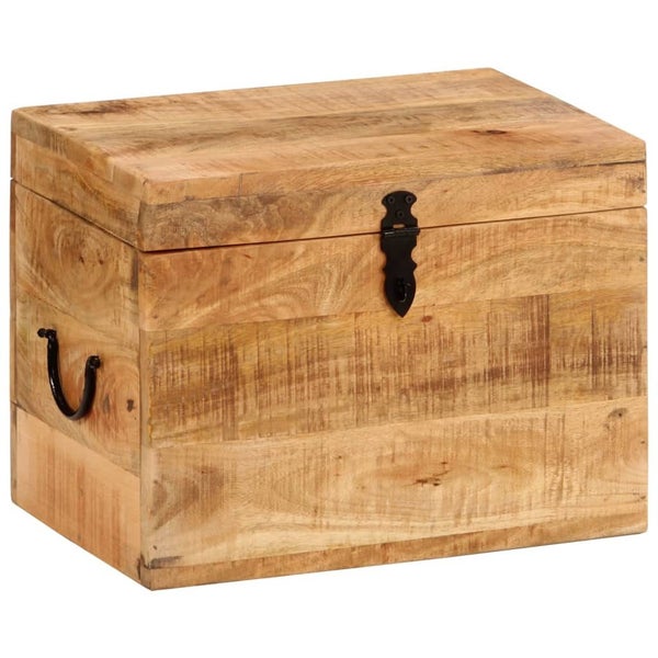 Storage Box 39X28x31 Cm Solid Wood Mango Storage Boxes Carousel 1
