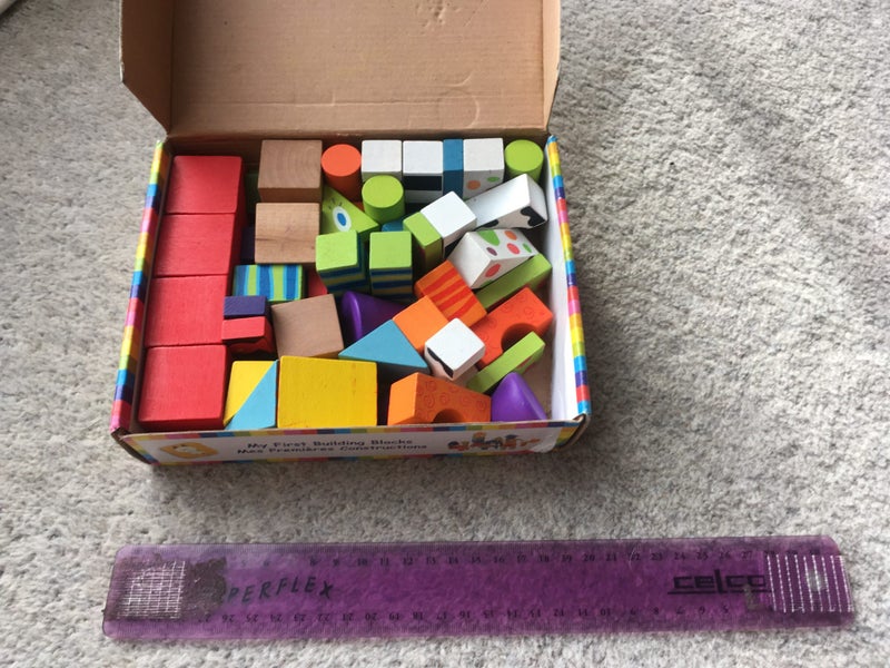 children's blocks - box - 20cm x 15cm x 5cm Carousel 2