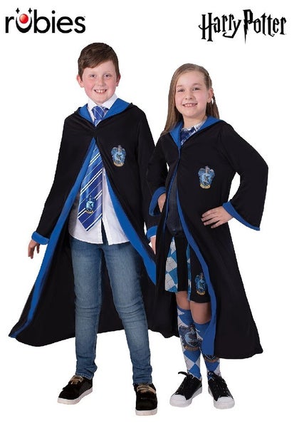 LICENSED RAVENCLAW CHILD HARRY POTTER ROBE HALLOWEEN COSTUME Carousel 1