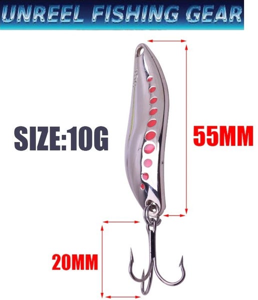 GT-BIO SPOON LURE WITH RED DOTS 10grams Carousel 2