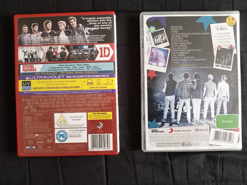 X 2 One Direction Dvds Carousel 2