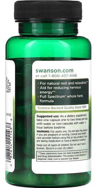 PASSION FLOWER 500 MG 60 CAPS ANXIETY, INSOMNIA, MENOPAUSE - BB0627 Carousel 3