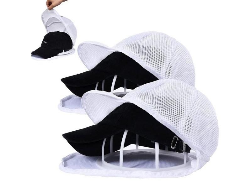 Hat Washer For Washing Machine 2pcs Washing Machine Hat Protector With Mesh Bag Carousel 1