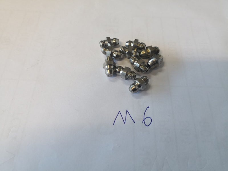 Excavator Grease Nipples – M6 / M8 / M10 / M12 Fittings for Diggers - Auckland Carousel 1