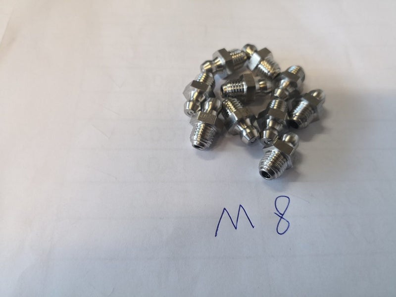 Excavator Grease Nipples – M6 / M8 / M10 / M12 Fittings for Diggers - Auckland Carousel 2