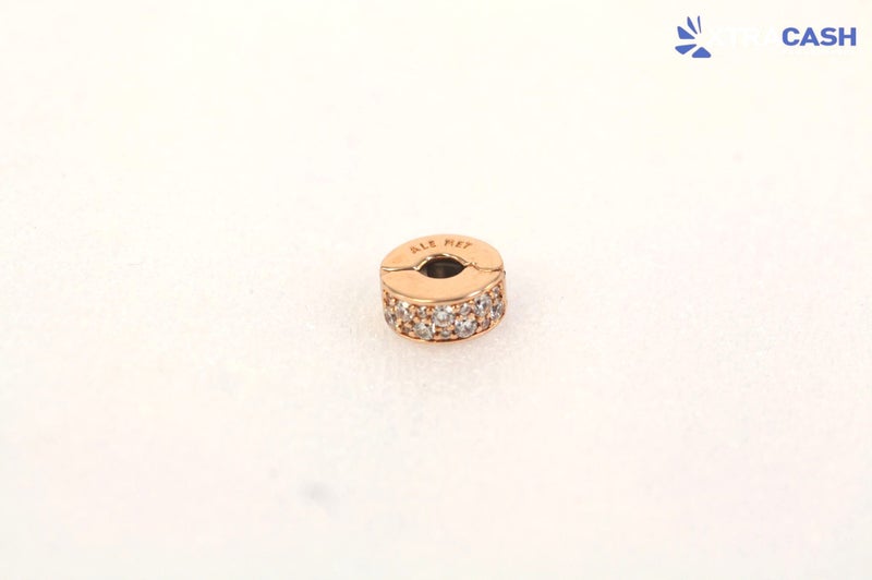 Pandora Rose Gold Clear Pavé Clip Charm Carousel 1