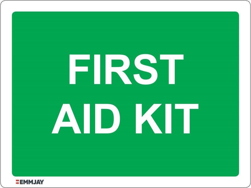 First Aid Label First aid kit label for Workplace or Home EM295 Carousel 1