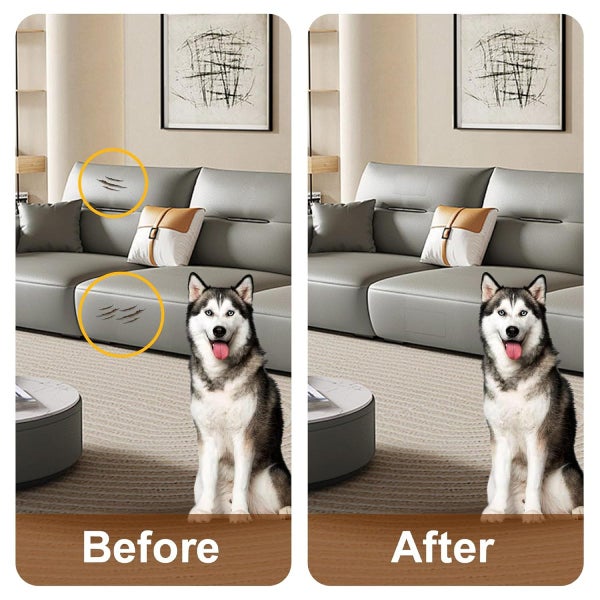 Leather Repair Patch Self-Adhesive for Furniture, Sofas, Car Seats Black Carousel 7