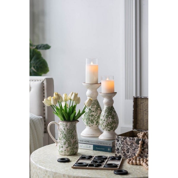 Candle Holder - Large (13.5 X 13. 5 X 31.5cm) Carousel 2